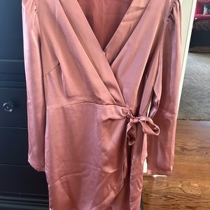Satin Cocktail Dress